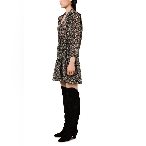 ba&sh Grazie Printed Mini Dress Size Large
